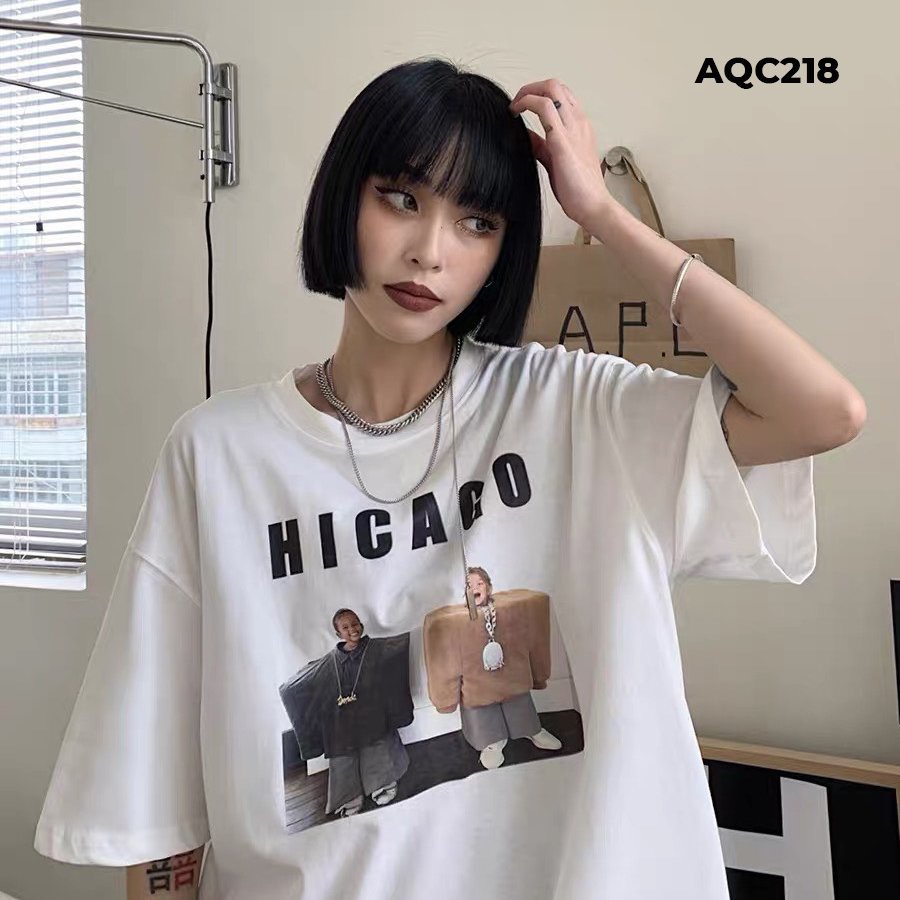 Aó thun nữ ngắn tay HICAGO