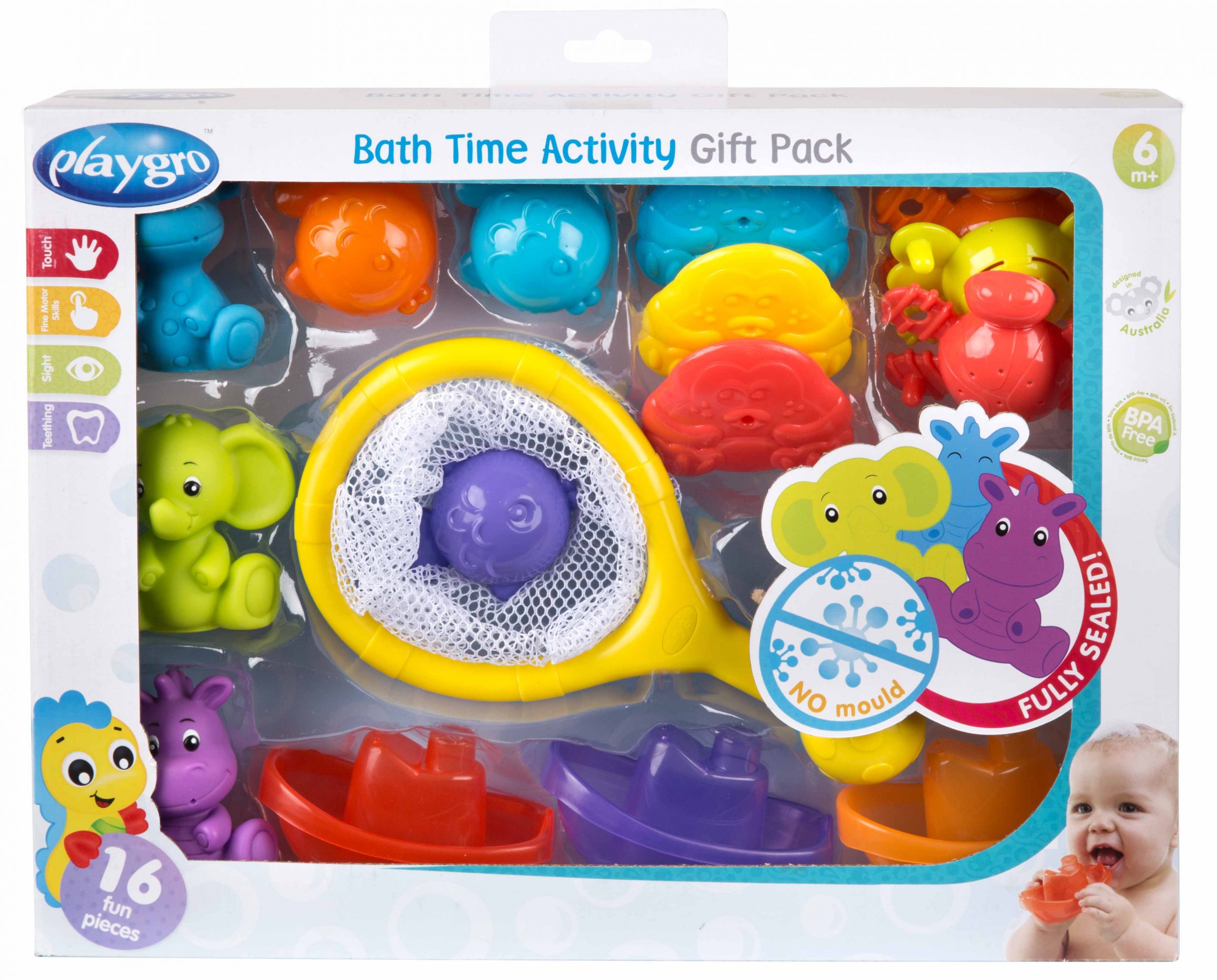 Bộ Quà Tặng Đồ Chơi Tắm Playgro, Cho Bé Từ 6 Tháng