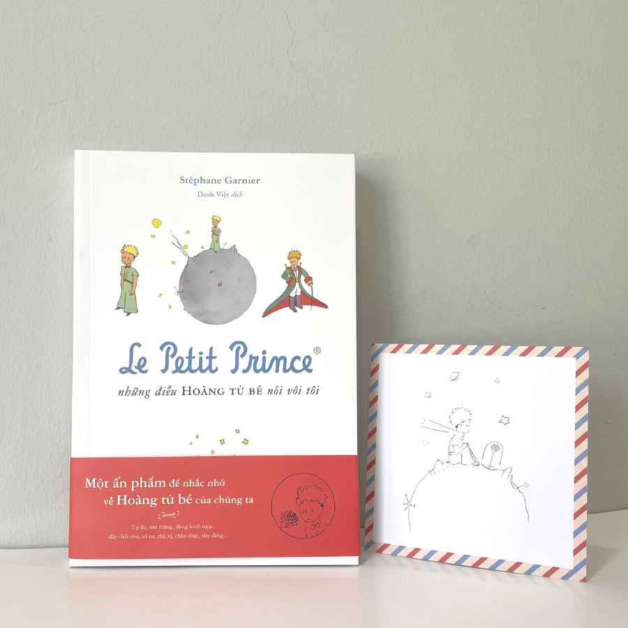 Le Petit Prince - Những Điều Hoàng Tử Bé Nói Với Tôi - Đai Đỏ - Tặng Kèm Postcard Đặc Biệt