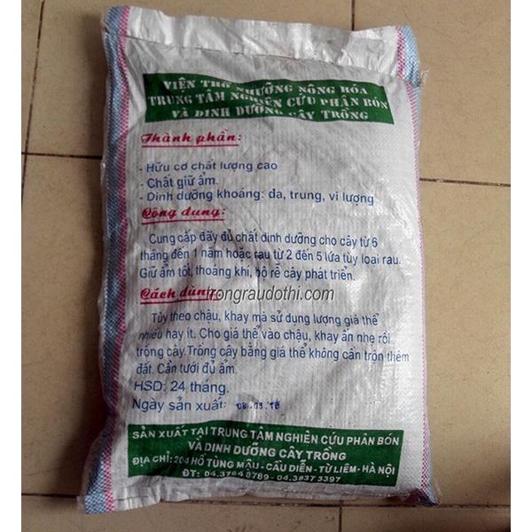 10kg đất trồng cây giá thể HN1 sạch tơi xốp, chuyên trồng rau, cây cảnh, cải tạo đất trồng, Ken Garden