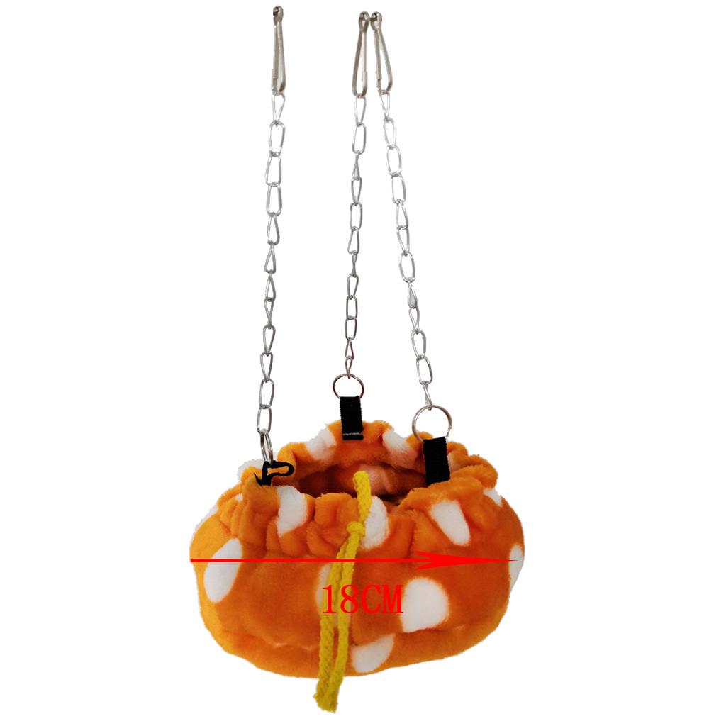 Set of 3 Pet Hamster Ferret Rat Squirrel Hammock Small Animals Hanging Swing Toy