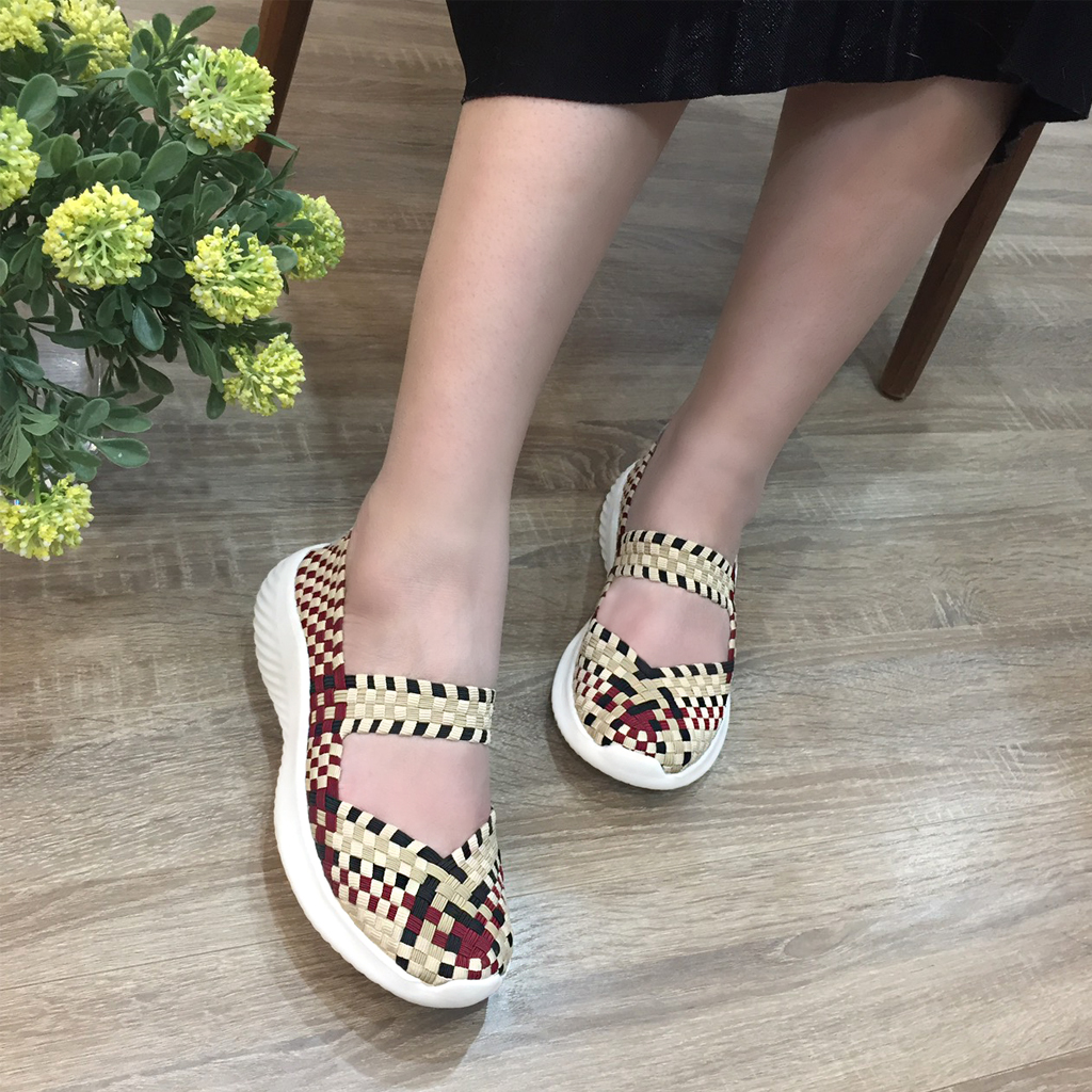Giày thể thao nữ Thái Lan ngoại cỡ size 41 chuyên dụng đi bộ siêu nhẹ bền êm chân, không ngại mưa nắng, đi mưa rửa nước thoải mái, đi mòn hết đế chưa hỏng giày