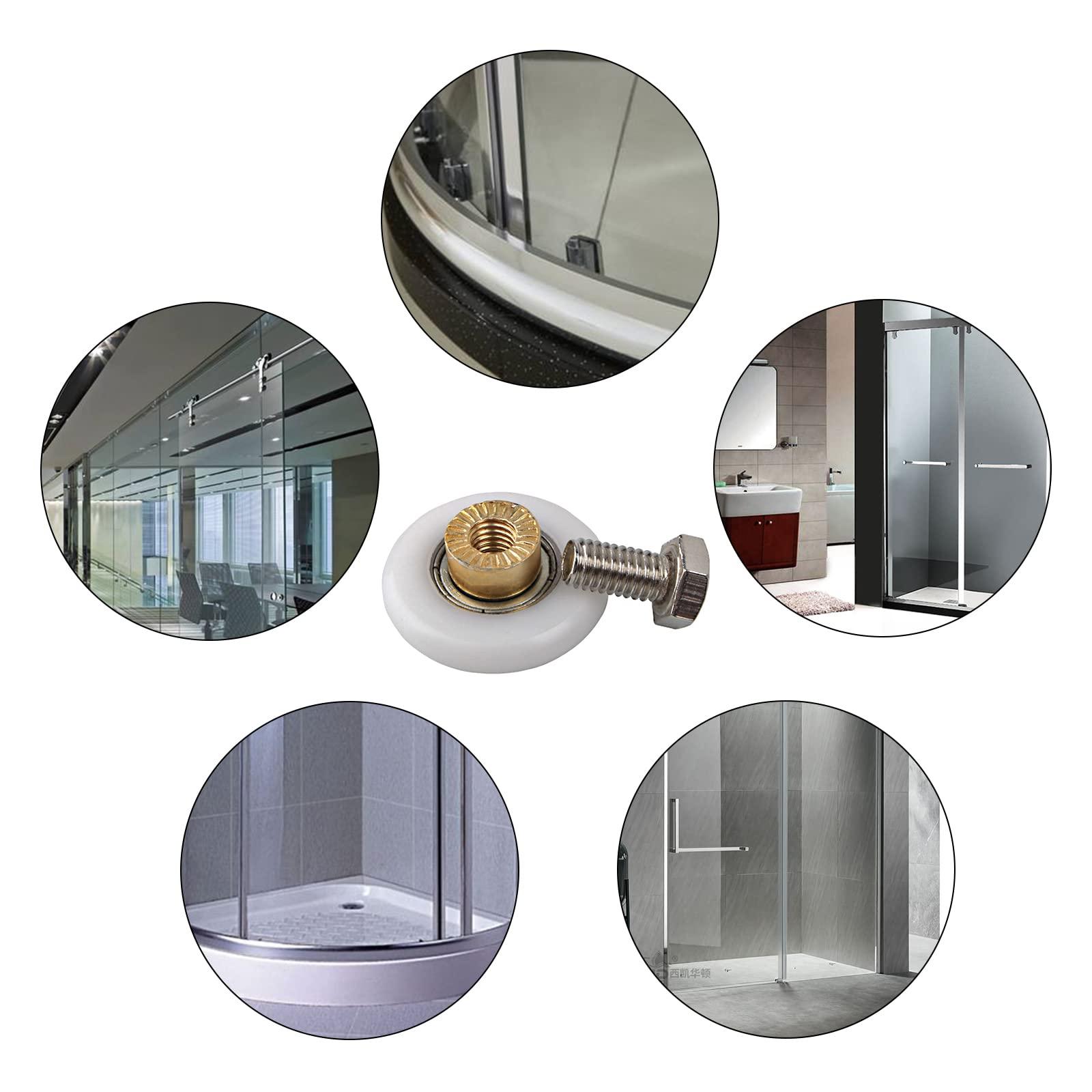 Roll Roll 23 mm, bánh xe cuộn cho cửa trượt trượt bánh xe thay thế cho 4 con lăn phòng