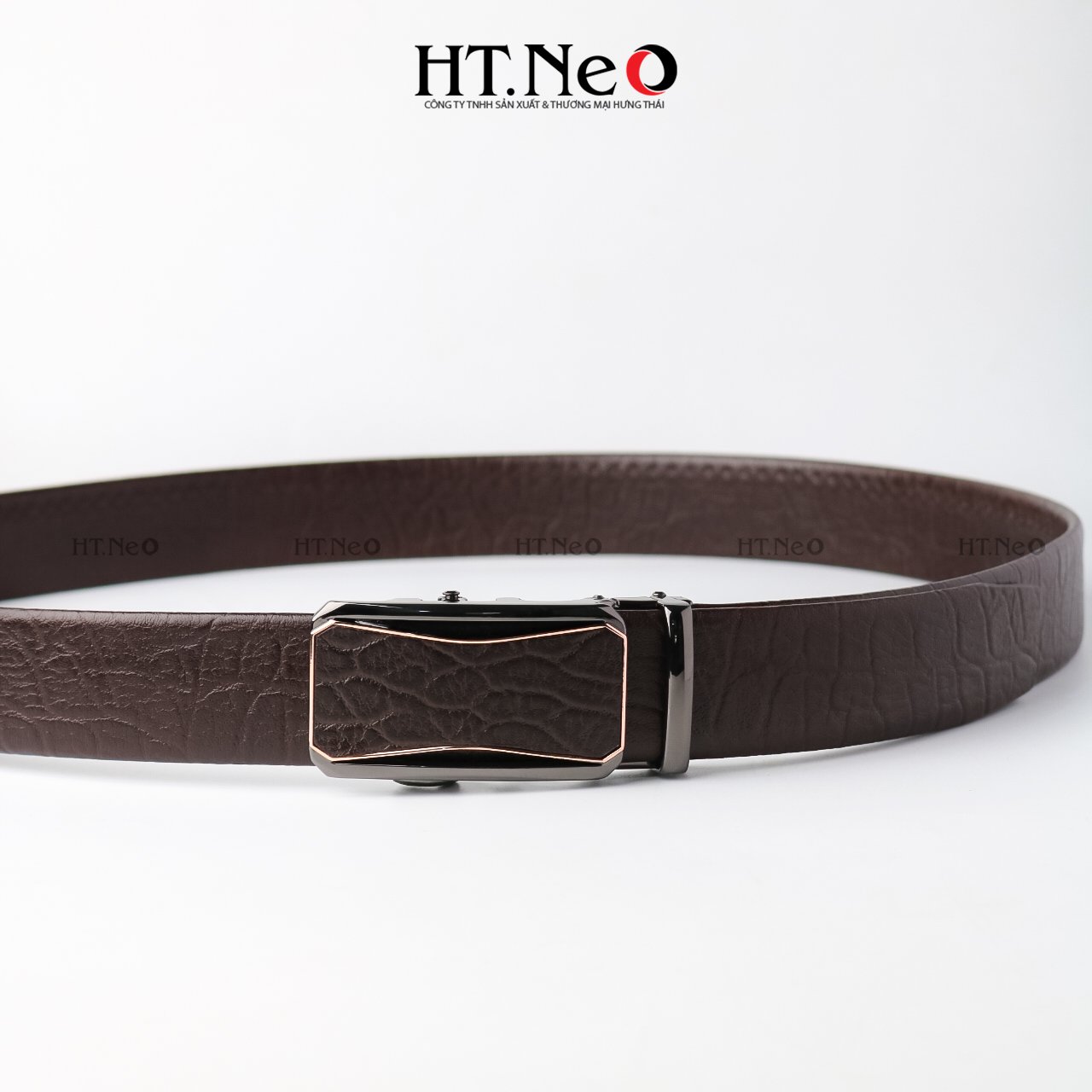 Dây lưng, dây nịt, da bò cao cấp HT.NeO khóa tự động cực kỳ tiện lợi