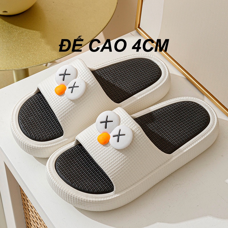 Dép Quai Ngang Nam Nữ Đi Chơi, Dạo Phố Hằng Ngày. Đế Cao 4CM. Form Dép Cứng Cáp. Mẫu Mới