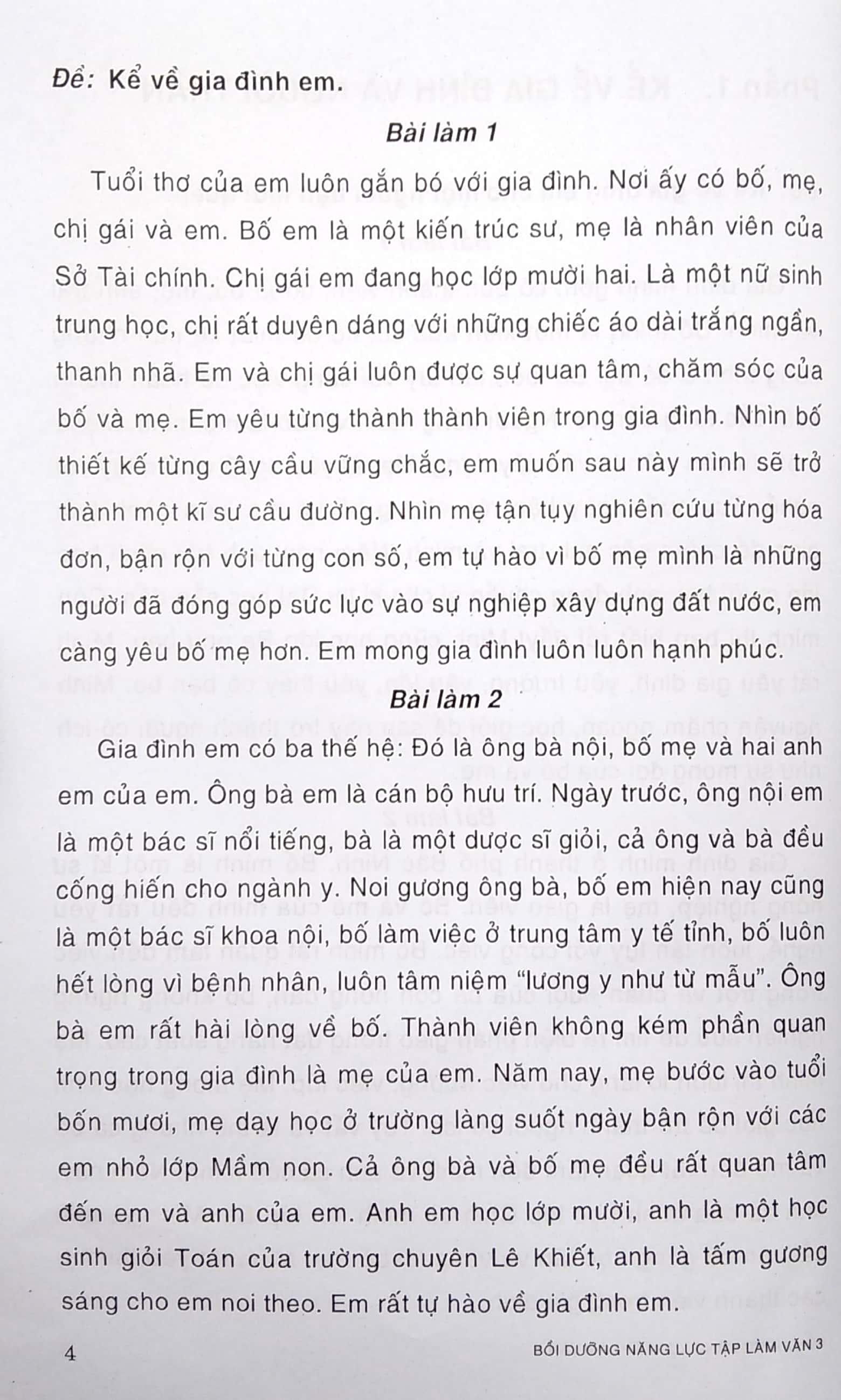 Bồi Dưỡng Năng Lực Tập Làm Văn 3