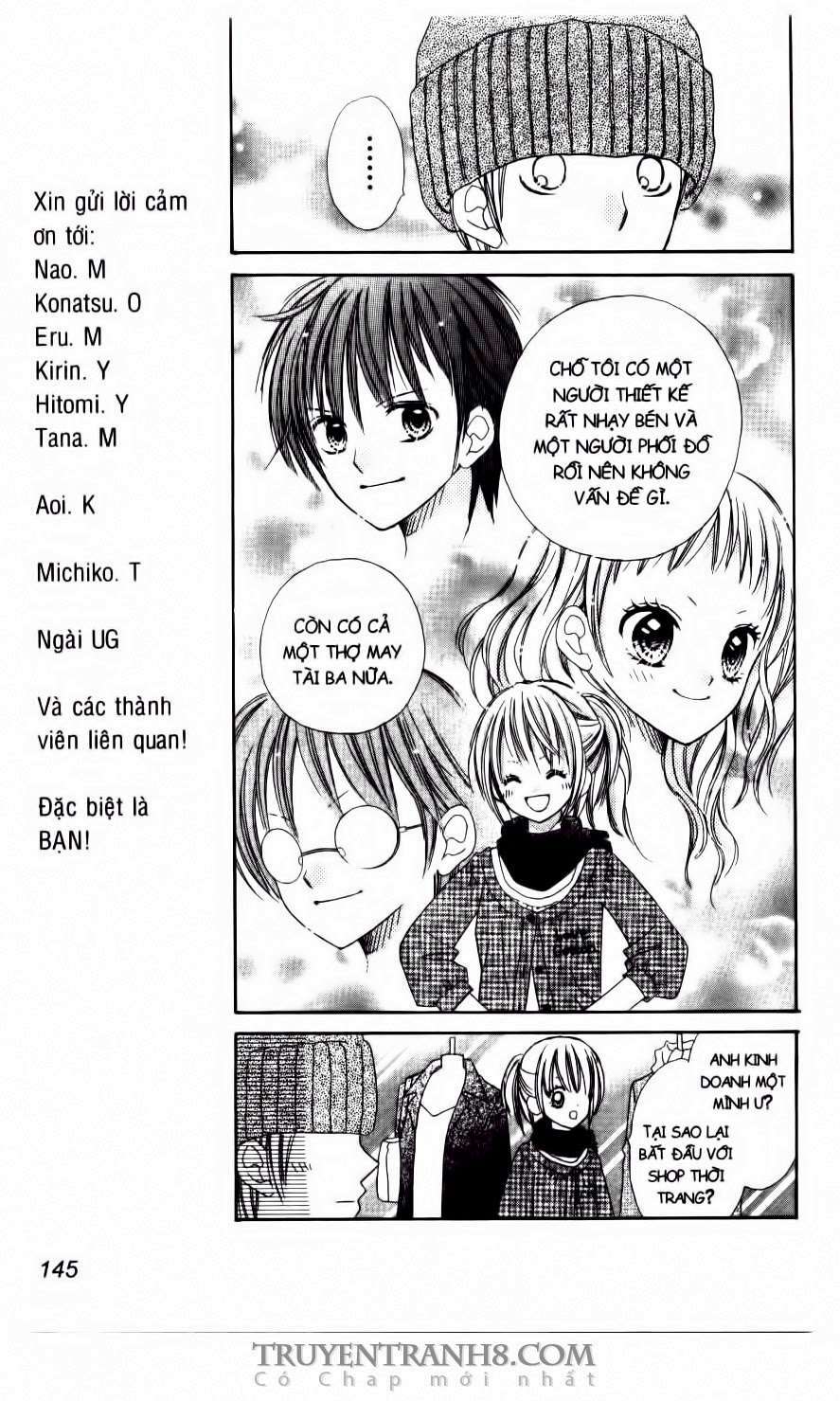 tiệm thời trang, love cotton chapter 30 3