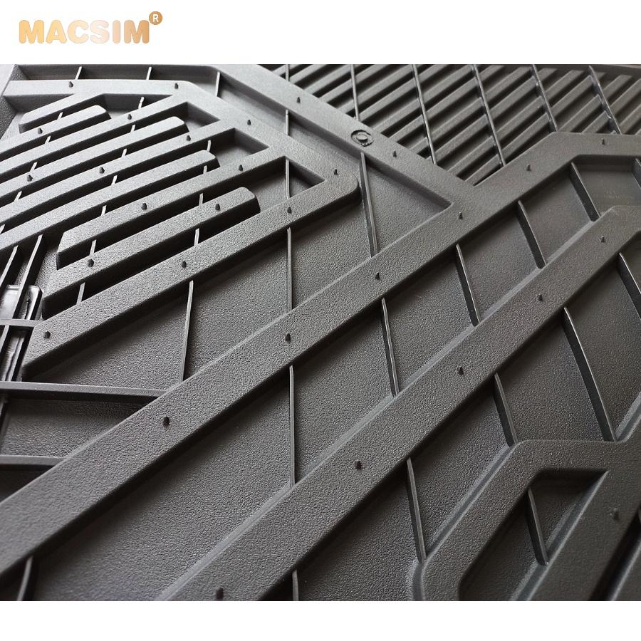 Thảm lót sàn xe ô tô MAZDA 3 2019 - nay nhãn hiệu Macsim - chất liệu nhựa TPE đúc khuôn cao cấp - màu đen