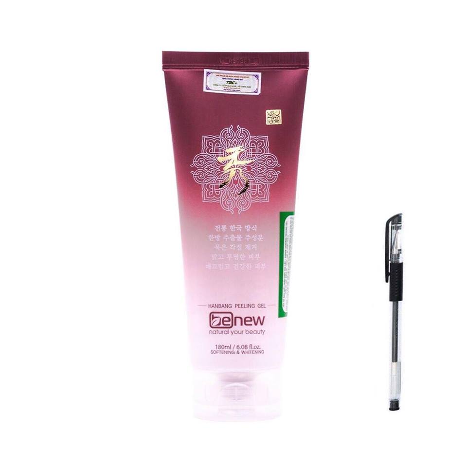 Gel Tẩy Tế Bào Chết Trắng Da Thảo Dược Hàn Quốc Benew (180ml) [ Tặng bút bi mực nước ]