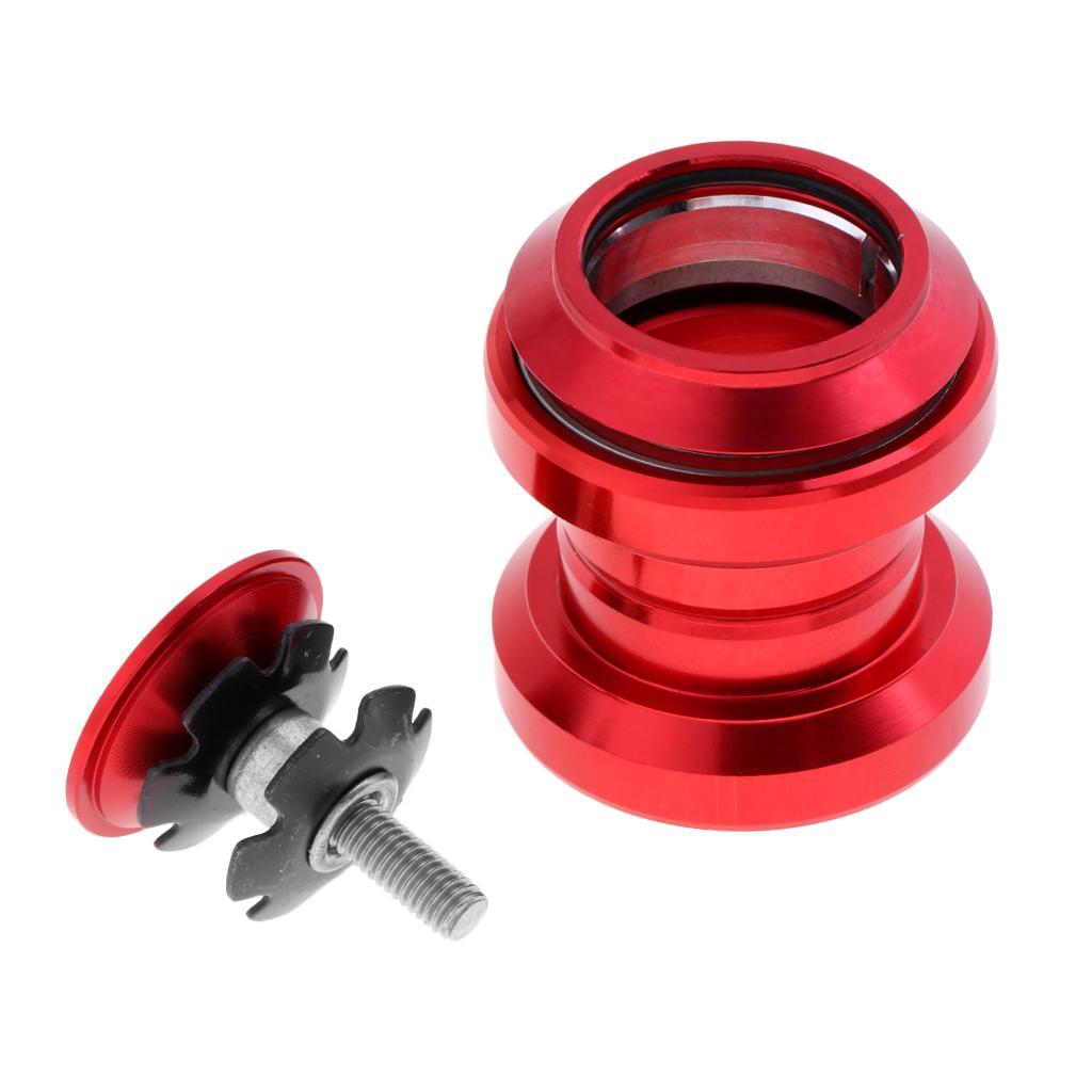 2 Lot 34mm 1-1/8inch Bike Headset Cycling Aluminum Road Bike Black+Red
