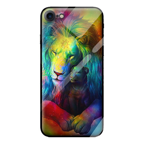 Ốp kính cường lực cho iPhone 7 động vật 112 - Hàng chính hãng