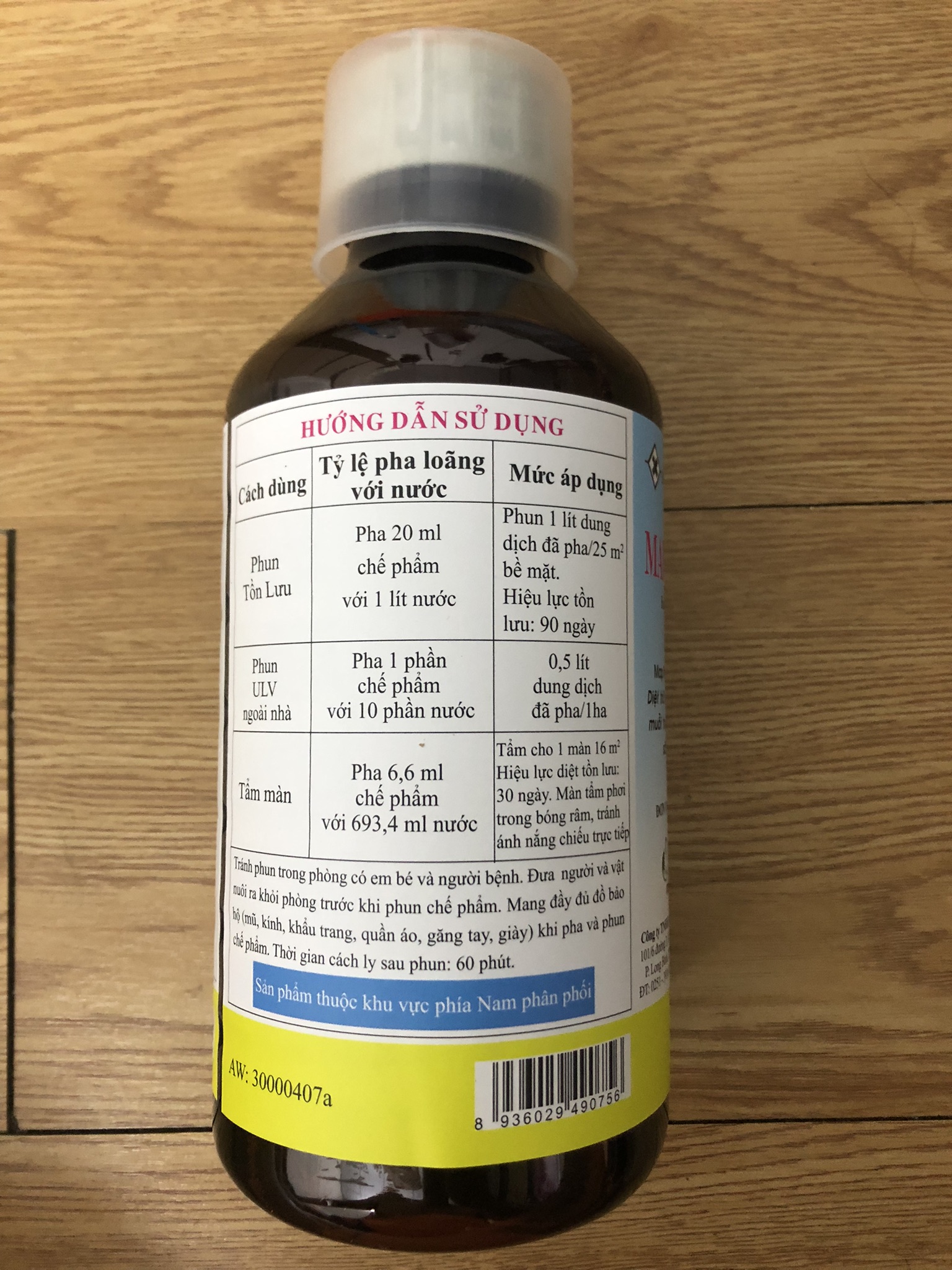 Thuốc diệt muỗi của Anh Quốc hiệu quả cao Permethrin 50 EC