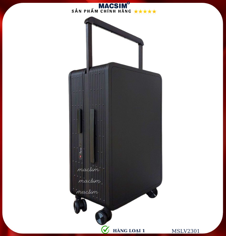 Vali cao cấp Macsim SMLV2301 cỡ  24inch màu đen - Hàng loại 1