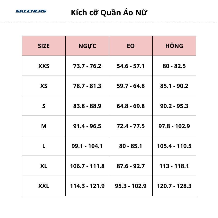 Áo thun thể thao nữ Skechers - SP22Q3W137-01PK