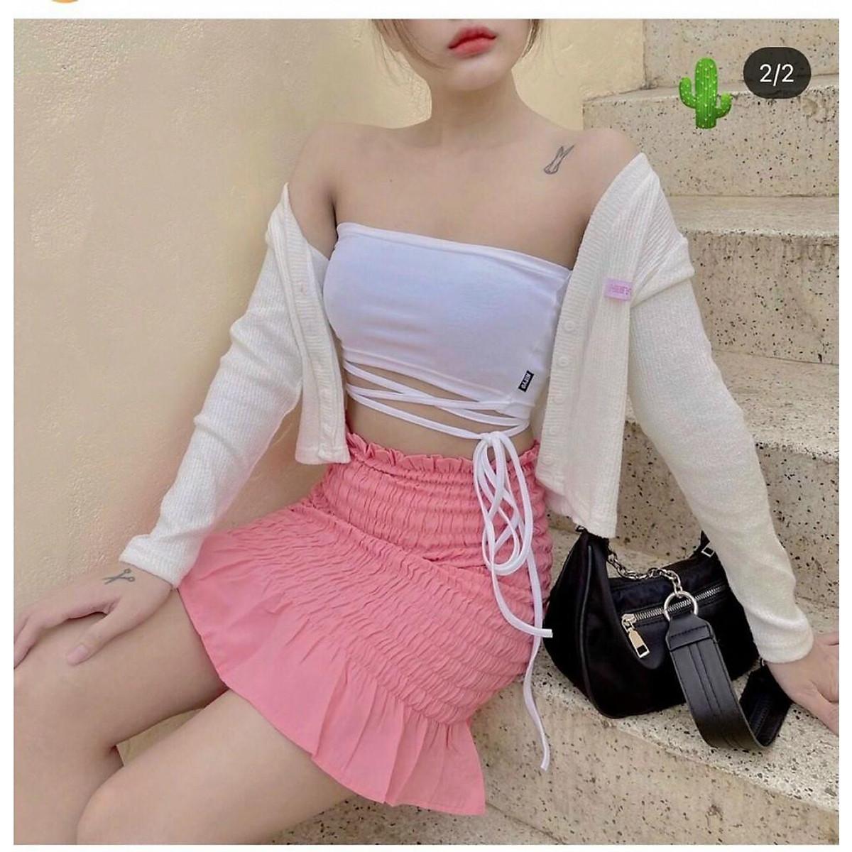 ÁO ỐNG DÂY EO THỜI TRANG NỮ