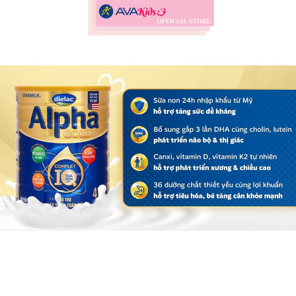 Hình ảnh Sữa bột Dielac Alpha Gold IQ số 4 (sữa non) 1.4 kg (2 - 6 tuổi)