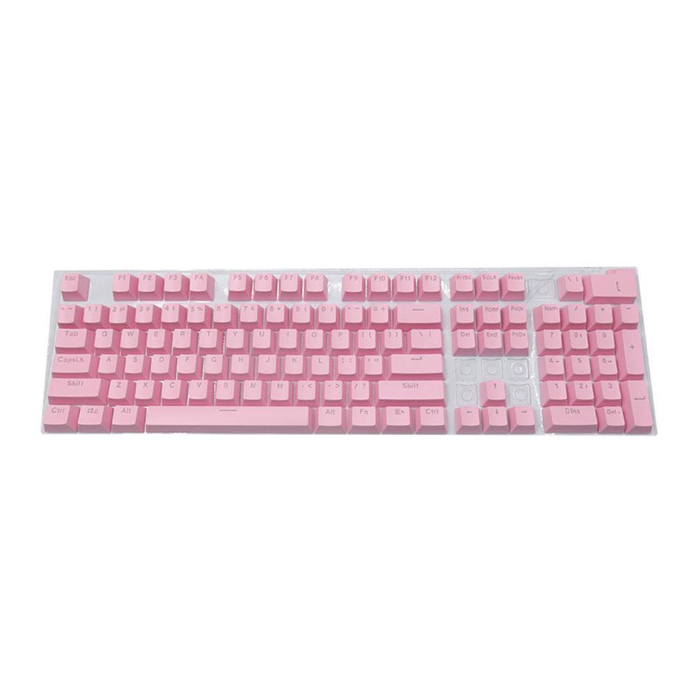 1 bộ abs mờ Keycap 87 Black White 104 Hai màu 980K Đóng 108 Bàn phím cơ học cơ học KeyCap KeyCap Key