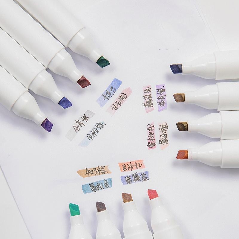 Set 4 bút dạ quang ngòi mềm dung tích lớn