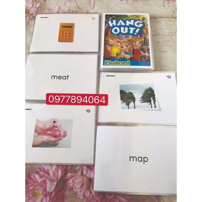 Flashcards Hang out level 2-in 2 mặt - ép plastics