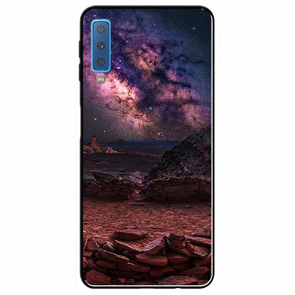 Ốp lưng dành cho Samsung A7 2018 mẫu Trời Đất Galaxy