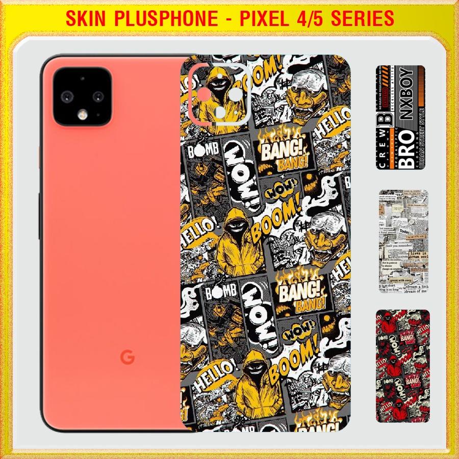 Dán Skin mặt sau cho Google Pixel 4, 4 XL (4XL), 4a, 4a 5G, Pixel 5, 5a 5G với nhiều mẫu hot, độc lạ