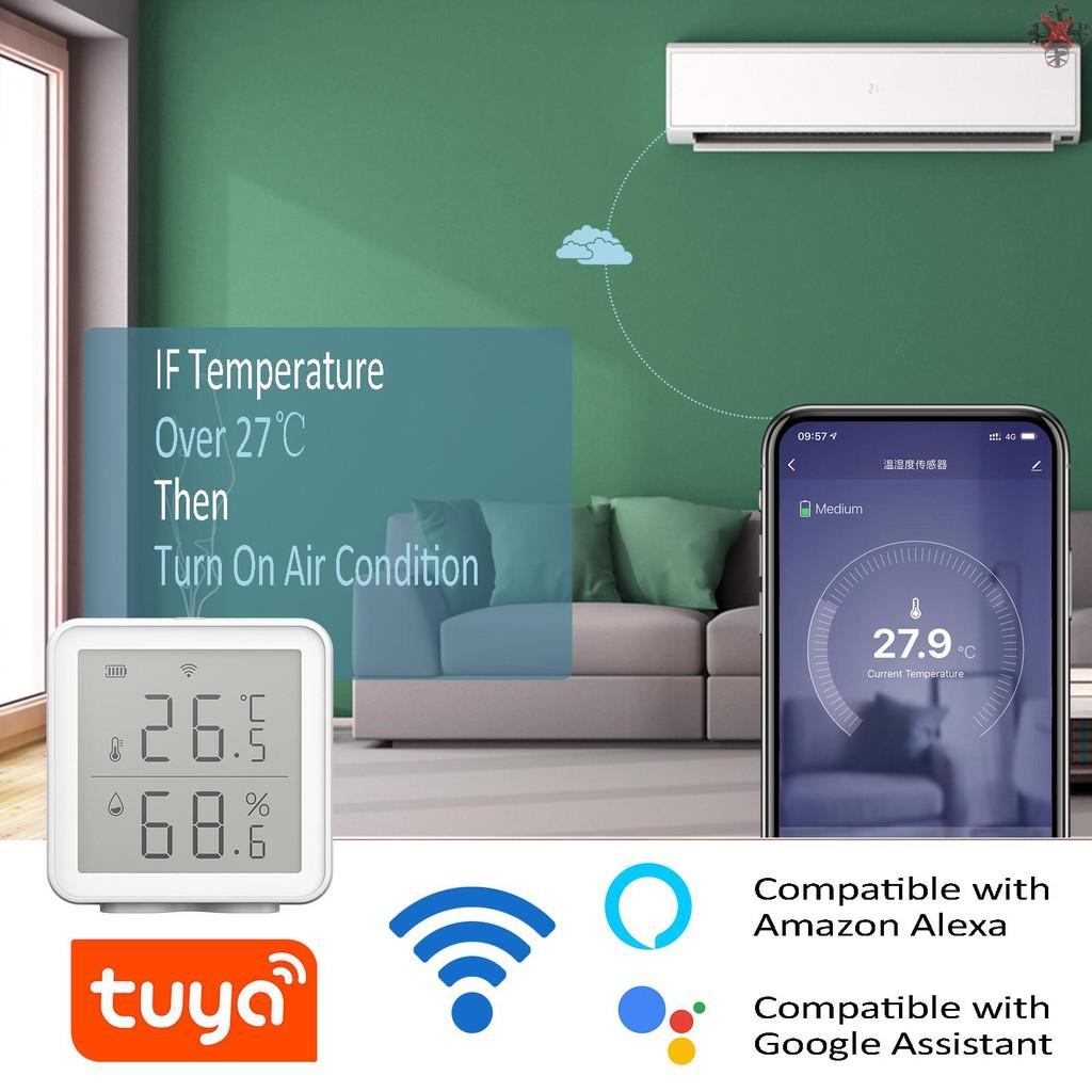 Thiết Bị Cảm Biến Nhiệt Độ Độ Ẩm Kết Nối Wifi 230ft