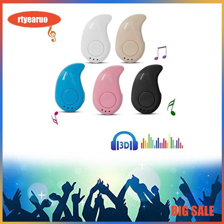 Tai nghe nhét tai mini thể thao không dây bluetooth 4.1 S650 50mAh tiện lợi