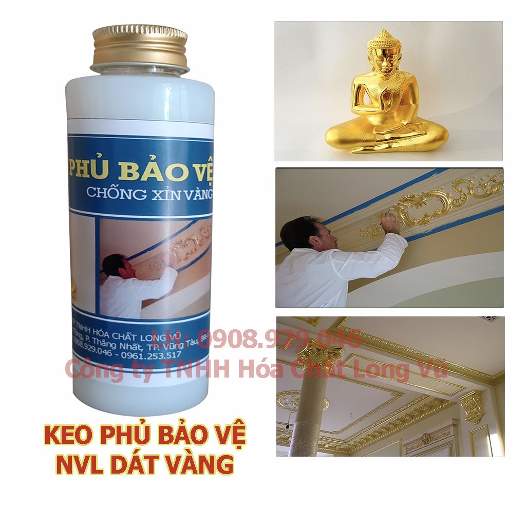 Keo Bóng Phủ Bảo Vệ Sản Phẩm Dát Vàng Gốc Nước