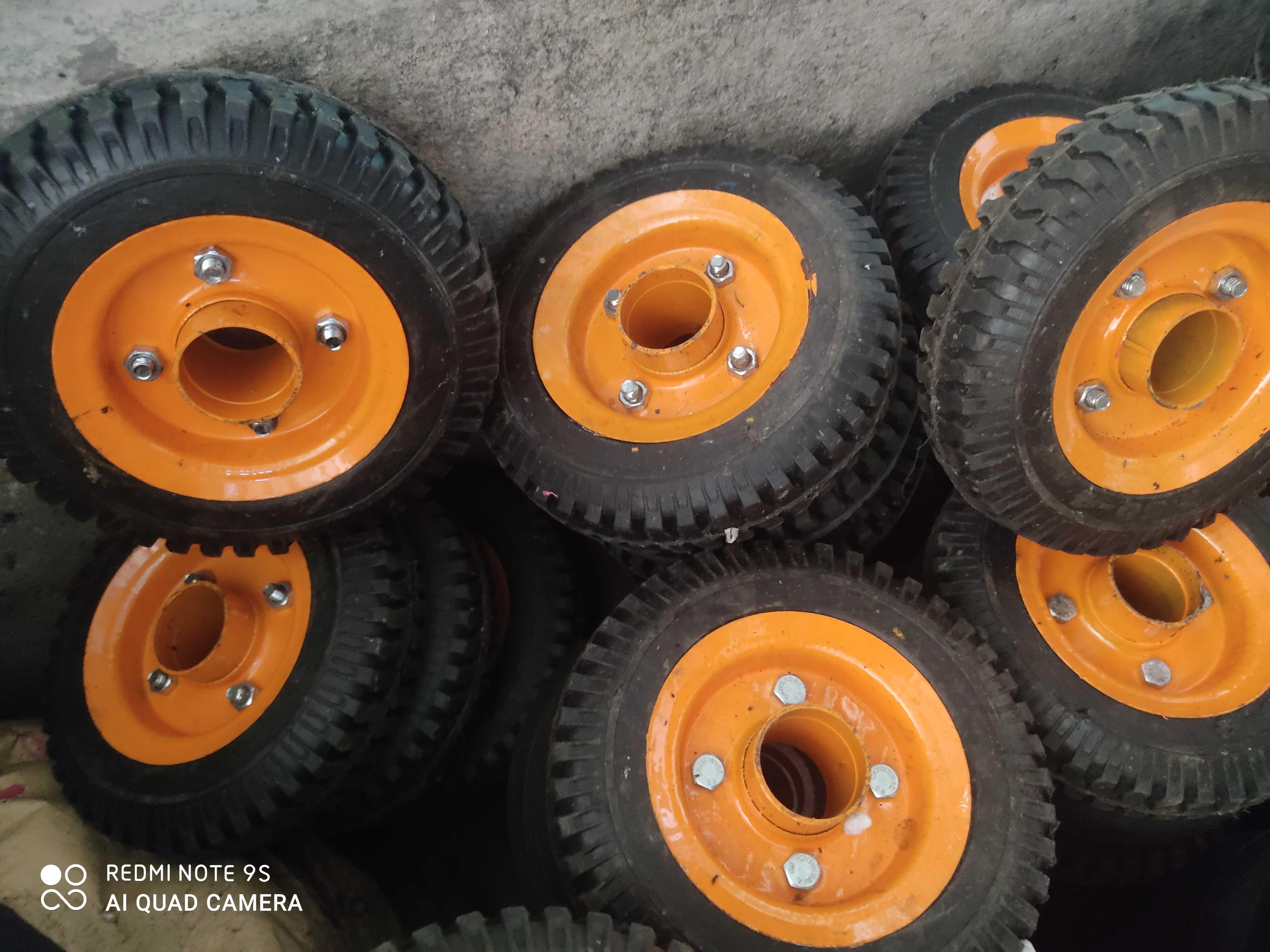 Bánh xe đẩy hàng vàng kich thước 20cm BXDHD20 bánh xe chịu tải cao siêu bền