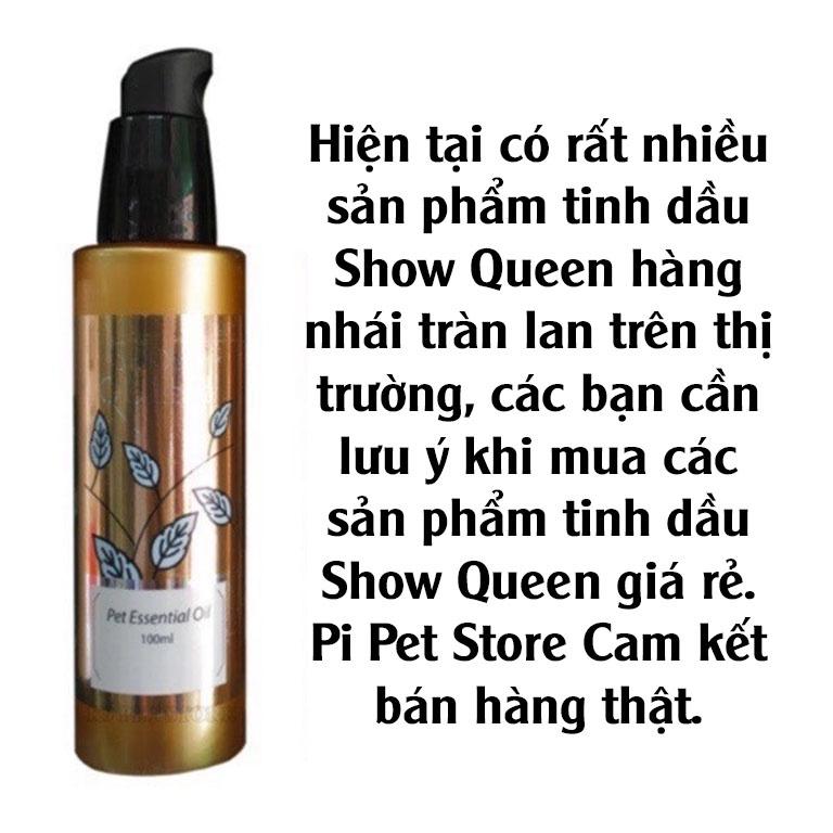Nước hoa tinh dầu dưỡng lông chó mèo thú cưng Show Queen CHÍNH HÃNG hương thơm nhẹ nhàng dễ chịu khử mùi