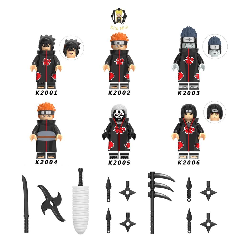 Minifigures Naruto Các Mẫu Nhân Vật Phản Diện Akatsuki KDL801