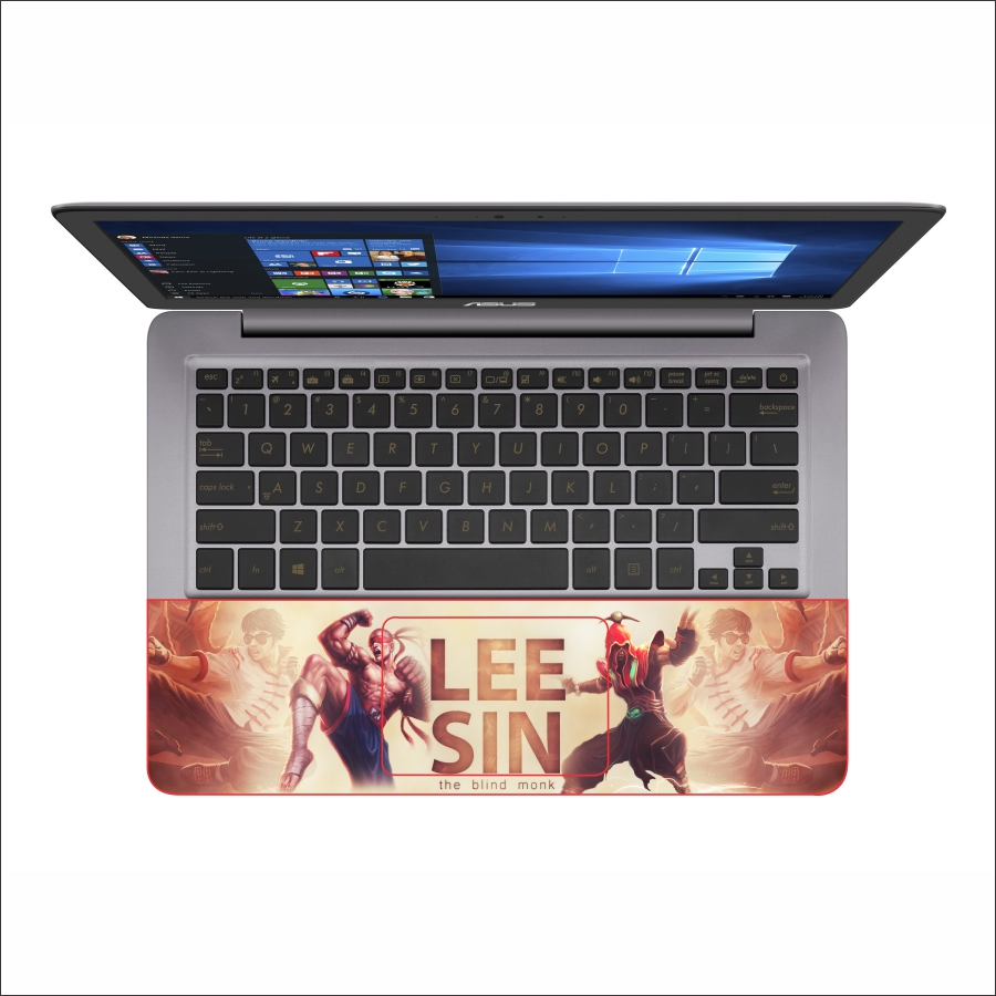 Miếng Dán Skin In Decal Dành Cho Laptop -  Leesin LMHT 3