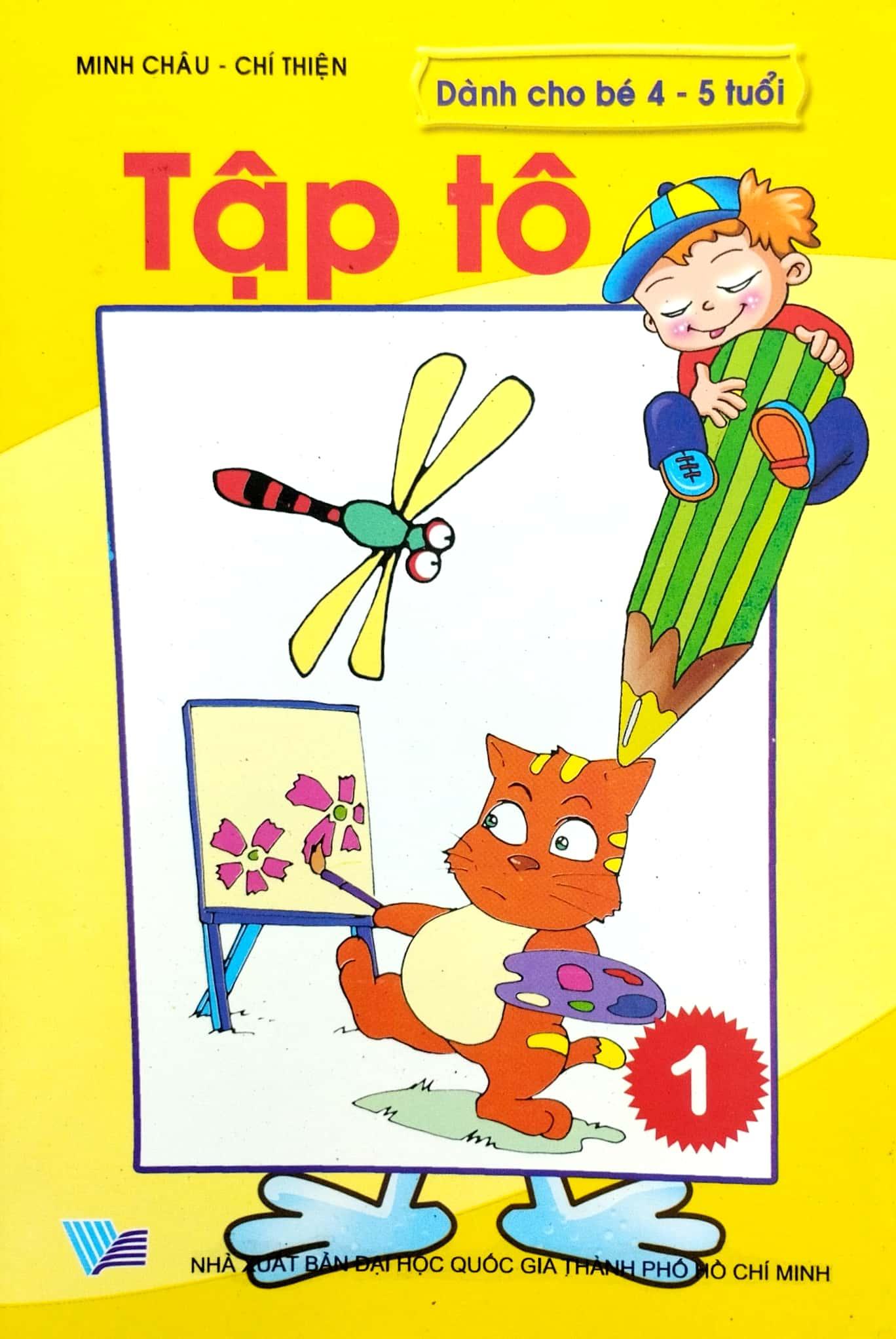 Tập Tô 1 - Dành Cho Bé 4 - 5 Tuổi