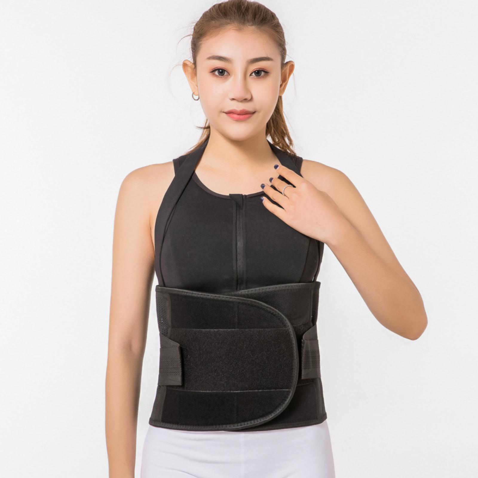 Support Belt Back Brace Men Portable Stomach and Back Support Lightweight Waist Support Band Waist Trimmer Belt for Running Squatting