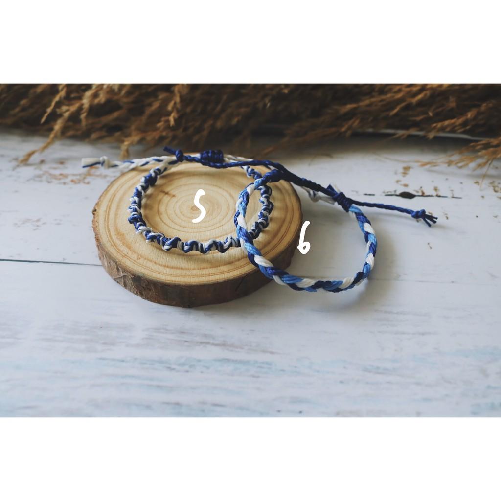 Vòng tay, vòng chân dây đan không thấm nước - mẫu theo số trong hình