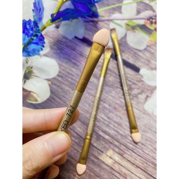 Chổi Cọ Trang Điểm, Cọ Trang Điểm Mắt Và Đánh Sóng Mũi 2 Đầu Vàng Đa Năng Naked 727