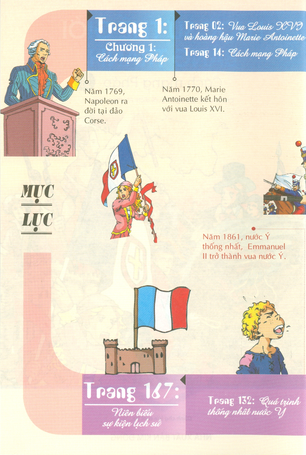 Lược Sử Thế Giới Bằng Tranh, Tập 11: Cách Mạng Pháp (Bản in màu - Tái bản 2023)
