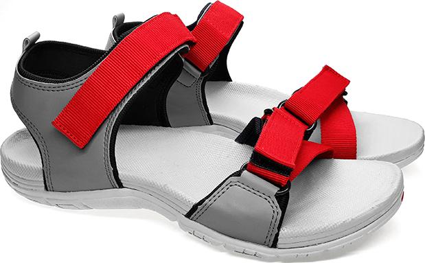 Giày sandal nam Việt Thủy quai ngang VT09 - đỏ