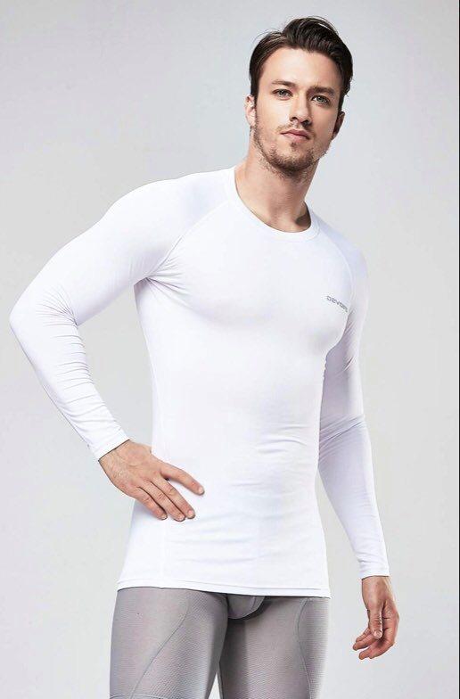 Áo thể thao giữ nhiệt nam Devops dài tay cổ cao chất thun co giãn ôm body bóng đá rổ gym