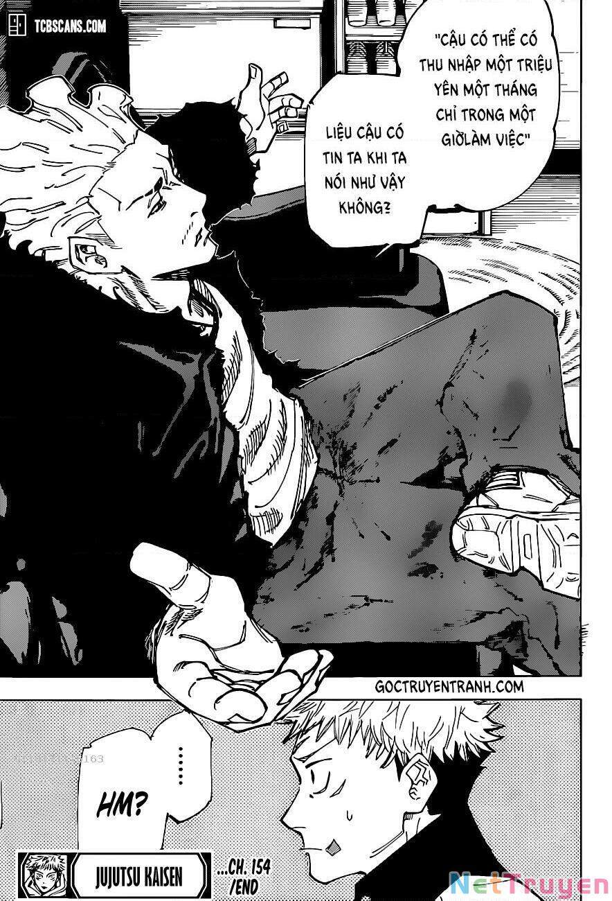 jujutsu kaisen - chú thuật hồi chiến chapter 154 19