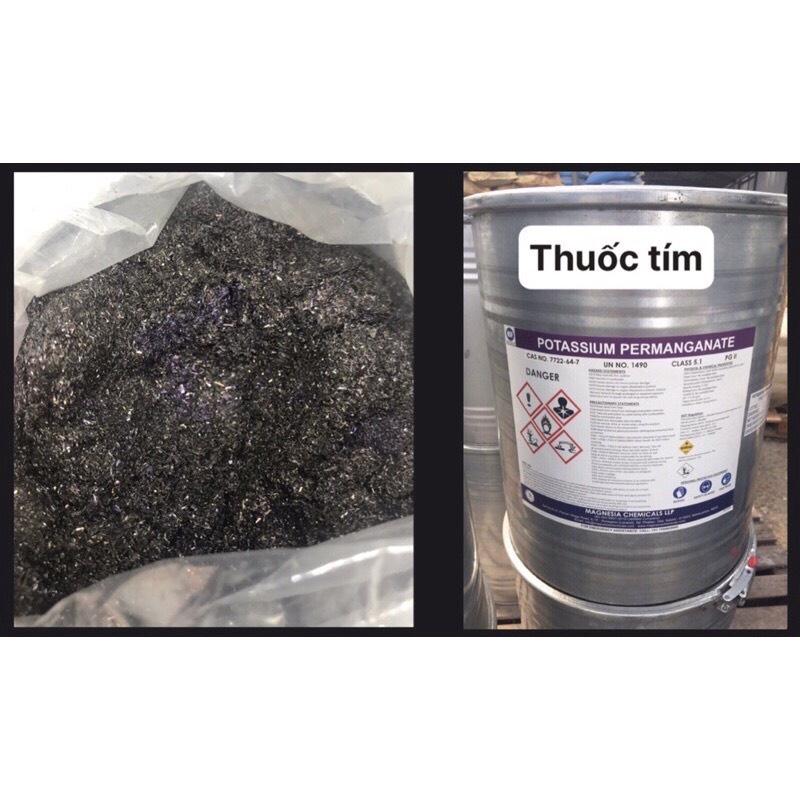 Thuốc tím KMnO4 dùng sử lý nước trong chăn nuôi thủy sản