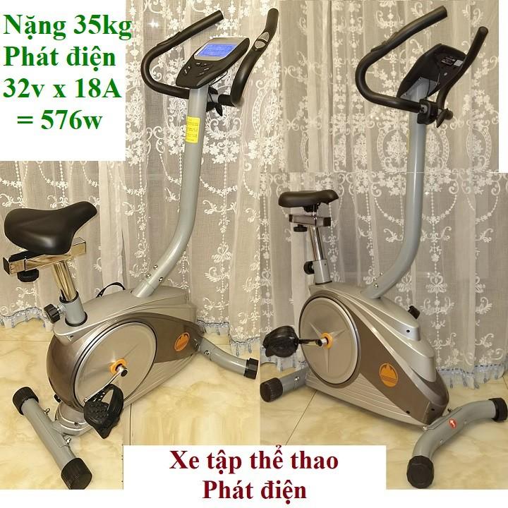 1 cái Xe đạp thể dục thể thao phát điện 576w