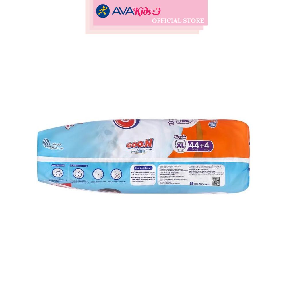 Tã quần GOO.N Slim size XL 44 + 4 miếng (12 - 17 kg)