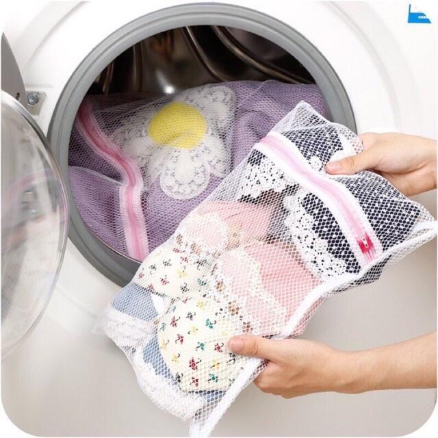 Túi Giặt Đồ Máy Giặt Quần Áo Đồ Lót Túi Lưới Giặt Đồ Không Họa Tiết H152