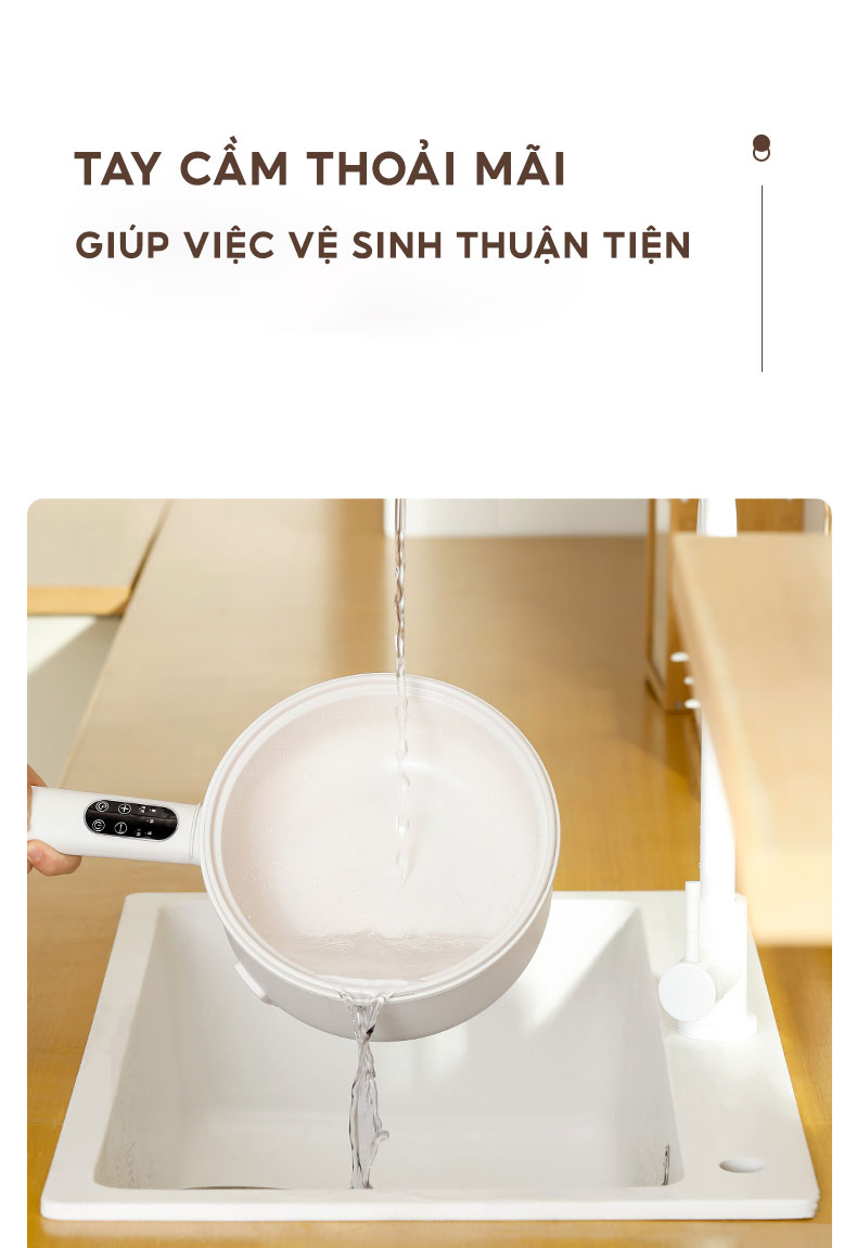 Nồi Lẩu Điện Đa Năng Dung Tích 2,6 Lít Midimori MDMR-569 (750W) Kèm Xửng Hấp – Hàng Chính Hãng