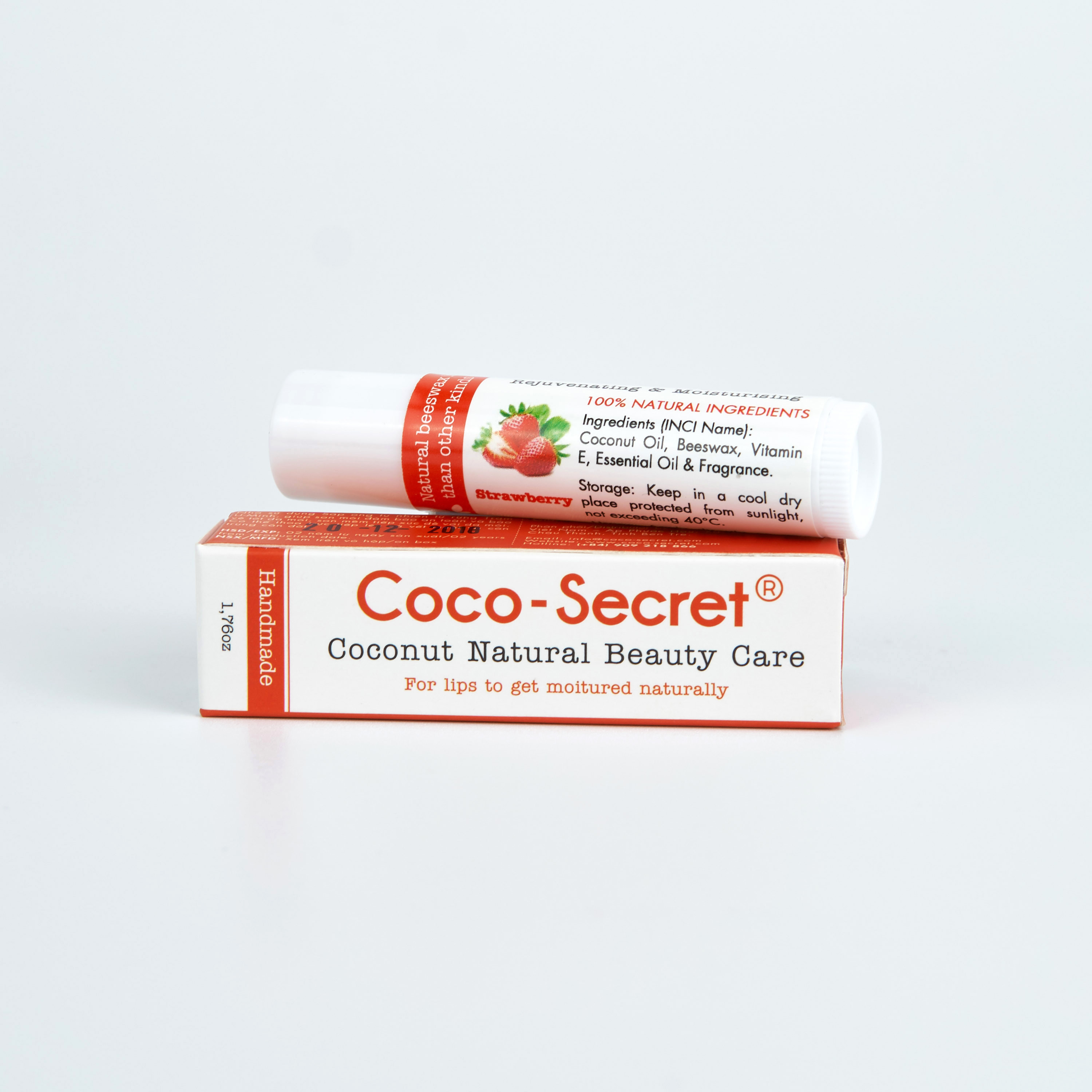 Son dưỡng môi Coco-Secret - hương dâu 5gram