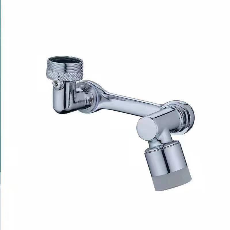 Đầu Nối Vòi Nước Thông Minh Xoay 1080 độ 3 Khúc Chất Liệu Inox Cao Cấp Lõi Nhôm Đầu Đồng 2 Chế Độ Nước Tiện Dụng