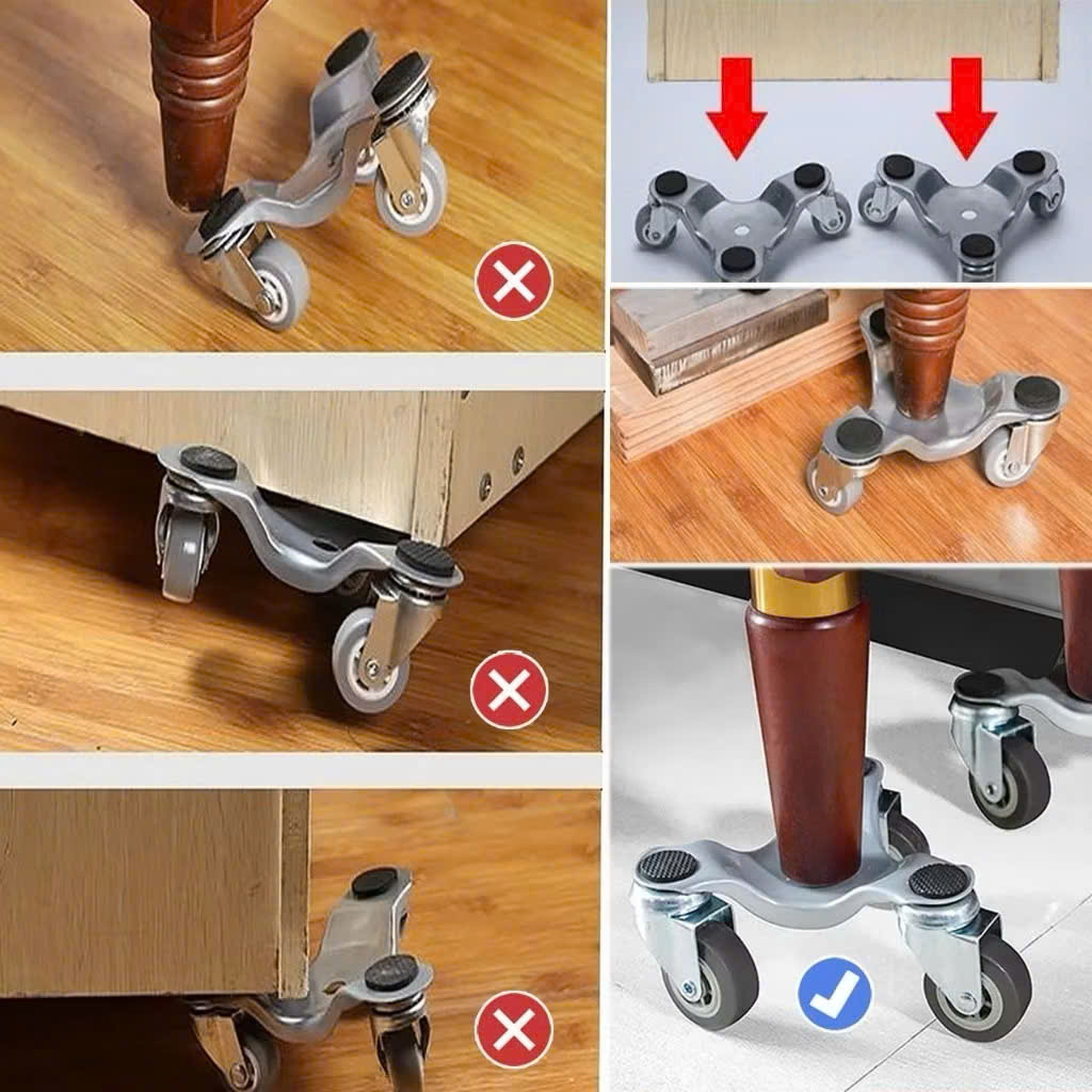 Bộ Dụng Cụ Nâng Và Di Chuyển Đồ Vật Nặng 1000Kg Thông Minh – Hợp Kim Siêu Cứng, Dễ Dàng Sử Dụng