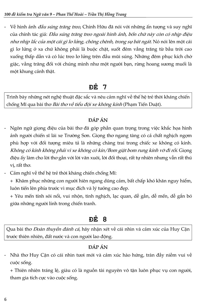 100 Đề Kiểm Tra Ngữ Văn 9 - KV