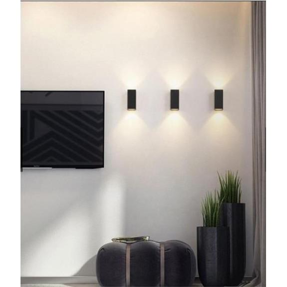 Đèn led hắt tường trang trí hắt sáng 2 đầu,
